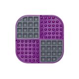 Schleckmatte LickiMat® Slomo™ Playdate™ 20 x 20 cm purpur